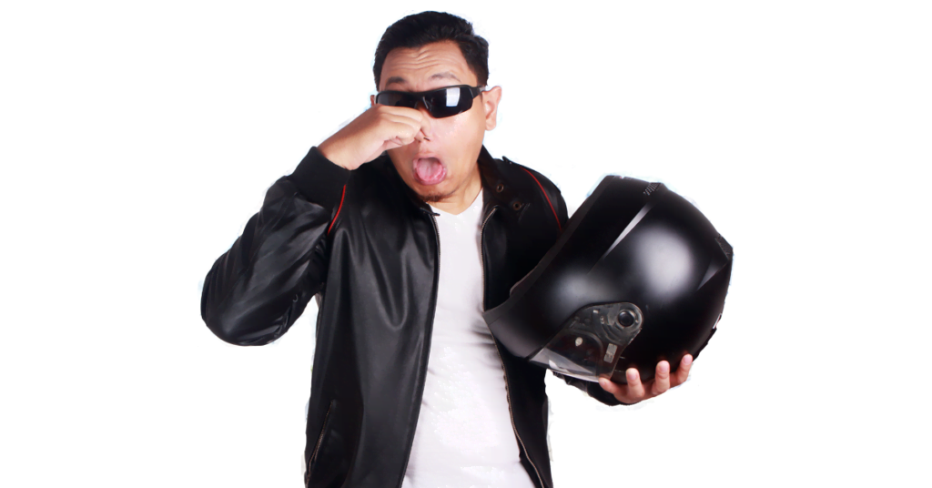 botas de moto malolientes